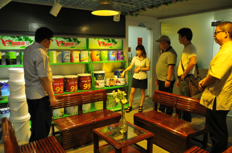 河南客戶到訪友情漆 河南客戶到訪友情漆