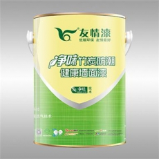 友情漆 凈味竹炭防潮健康墻面漆